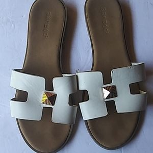 Bamboo woman flats slip on